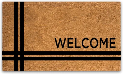 Miniatura 14 de PLUS Haven 17.5x30 Alfombra de Puerta "Home Sweet Home" con Respaldo Resistente - Alfombra de Coco Coir para Usos en Interiores o Exteriores