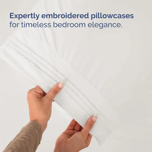 Miniatura 6 de Juego de sábanas de 4 piezas tamaño completo - Cómodas, transpirables y refrescantes - Ropa de cama de lujo hotelero para mujeres, hombres, niños