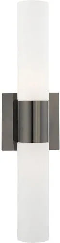Miniatura 4 de Livex Lighting 10102-05 Aero - Luz de baño con 2 luces, cromada, 4.5" x 18
