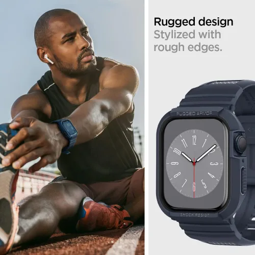 Miniatura 5 de Spigen for Apple Watch Band with Case, Rugged Armor Pro Compatible with Ultra 3/2/1 49mm, Series 11/10 46/42mm, 9/8/7 45/41mm, SE3/SE2/SE/6/5/4