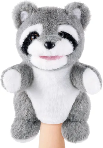 Miniatura 15 de Marionetas de Mano de Animales de 11 Pulgadas Safari Selva Zoológico Bosque Títere Selva Tropical Pastizales Animales Juego de Roles para Niños