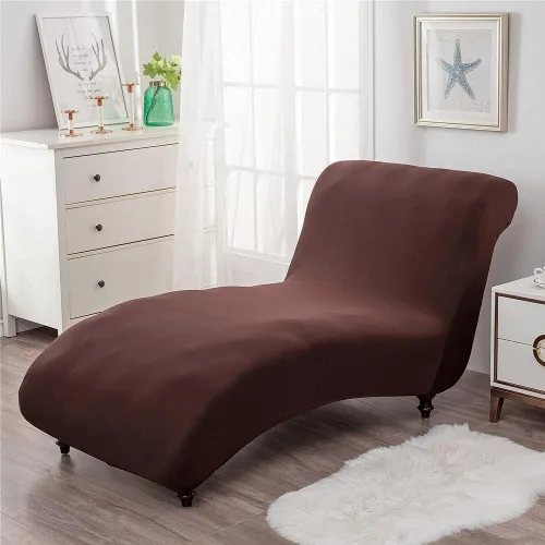 Miniatura 32 de Funda elástica para tumbona, funda elástica para tumbona de lujo, para sala de estar, muebles de interior, ultra suave, lavable a máquina (1)