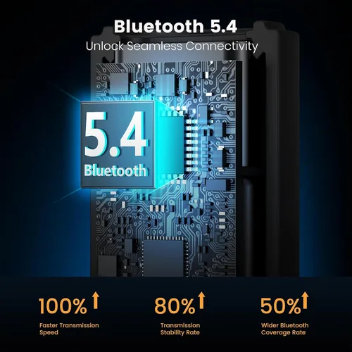 Miniatura 3 de Maedhawk Adaptador auxiliar Bluetooth de 0.138 in para automóvil, [cancelación de ruido] Receptor Bluetooth 5.4 con micrófono integrado