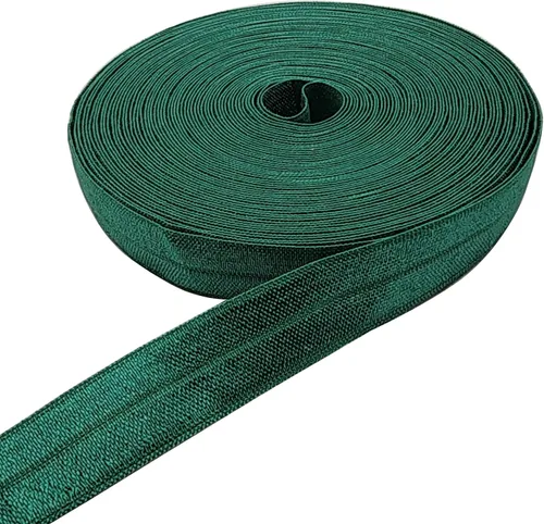 Miniatura 8 de Cinta elástica plegable de 10 yardas, cinta elástica trenzada para cintas para el cabello, disponible en varios colores (gris, 5/8 pulgadas)