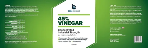 Miniatura 4 de Vinagre puro al 45% - Grado industrial concentrado (1 galón)