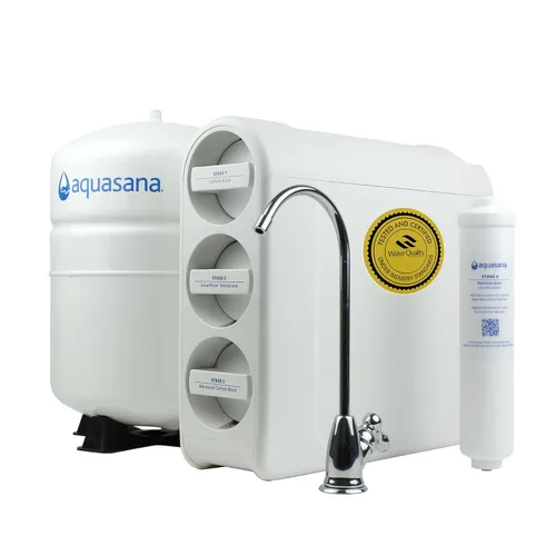Miniatura 11 de Aquasana SmartFlow® Filtro de agua de ósmosis inversa Sistema RO bajo el fregadero Certificado WQA hasta el 99,99% de 90 contaminantes sin grifo