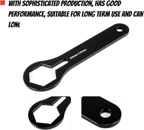 Miniatura 5 de aqxreight Llave de horquilla 1.969 in Herramienta de suspensión de motocicleta compatible con 125 150 250 350 450 550 sx xcwp mantenimiento y ajuste