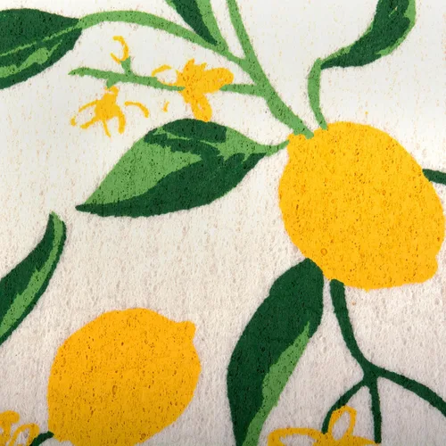 Miniatura 3 de DII Paños suecos para cocina y limpieza, reutilizables, lavables a máquina y aptos para lavavajillas, biodegradables, 7.75 x 6.75, limones, 3