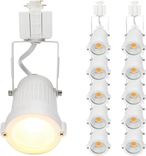 Miniatura 2 de Cabezales de iluminación de pista de 12 W, cabezales de luz de riel H para iluminación de acento, tareas, obras de arte, hogar, luces de pista Blanco