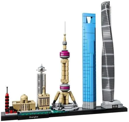Miniatura 4 de Kit para construir LEGO Architecture de Shanghái 21039, 597 piezas