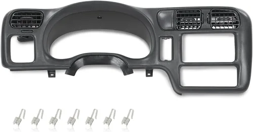 Miniatura 10 de PIT66 Bisel del Tablero de Instrumentos Cluster Bisel del Tablero Trim, Compatible con Chevy Blazer S10 GMC Jimmy Sonoma 1998 1999 2000 2001 2002