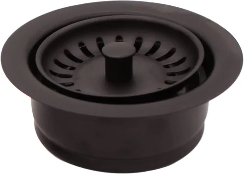 Miniatura 9 de Westbrass CO2165S-12 Combo PACK 3-1/2 pulgadas estilo poste grande cesta fregadero cocina colador y desagüe de eliminación de residuos con colador