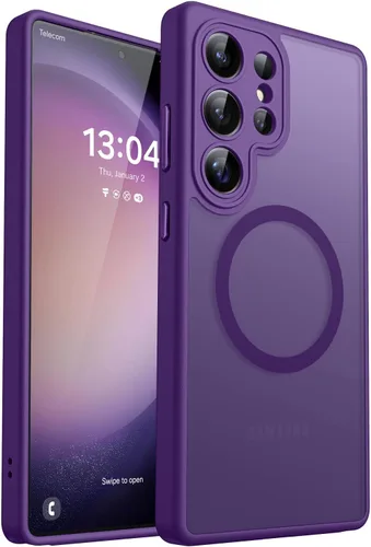 Miniatura 83 de CANSHN Funda diseñada para Samsung Galaxy A16-5G [protección completa de la cámara] [compatible con Magsafe] funda protectora trasera translúcida