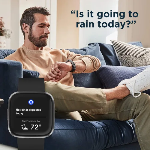 Miniatura 6 de Fitbit Versa 2 - Reloj inteligente de salud y fitness con frecuencia cardíaca, música, Alexa integrado, seguimiento de sueño y natación