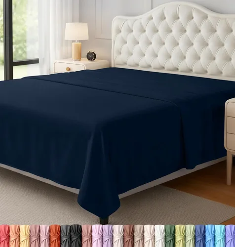 Miniatura 17 de Utopia Bedding Sábanas Planas - Paquete de 6 - Tela de Microfibra Cepillada Suave - Sábana Superior Resistente al Encogimiento y Decoloración - Gris
