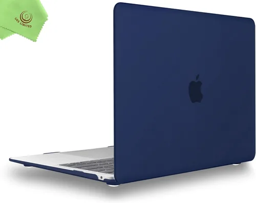 Miniatura 48 de Carcasa para MacBook Air de 13 pulgadas, UESWILL, carcasa rígida mate de tacto suave para MacBook Air de 13 pulgadas (Modelo A1466 / A1369) de Negro
