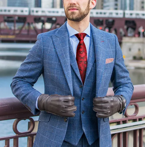 Miniatura 191 de Corbatas florales tejidas clásicas para hombre, corbata cuadrada de bolsillo, corbatas formales para hombres, boda con pañuelo