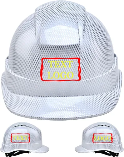 Miniatura 17 de Casco de seguridad personalizado para construcción Casco de trabajo de seguridad con suspensión de trinquete ajustable de ala completa con carcasa