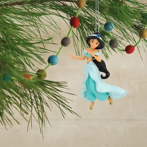 Miniatura 5 de Hallmark Adorno navideño de la Princesa Jasmine de Aladdin de Disney