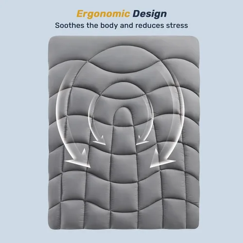Miniatura 3 de Unikome Protector de colchón impermeable tamaño individual, funda de cama de microfibra suave y transpirable con bolsillo profundo