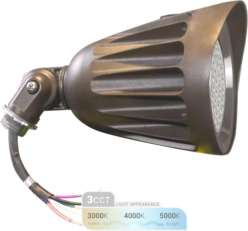 Miniatura 10 de NUWATT Luces de Foco Bullet de 25W para Exteriores, Luz LED de Paisaje Exterior, 3500 LM Iluminación Exterior Brillante para Patio, 30K/40K/50K