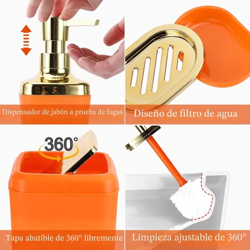 Miniatura 3 de XLHOMO Juego de baño – Juego de accesorios de baño negro, juegos de baño con cortina de ducha y alfombras, juego de cortina de ducha negra