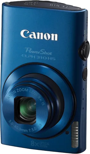 Miniatura 4 de Canon PowerShot ELPH 310 HS 12.1 MP CMOS Cámara digital con lente de zoom óptico gran angular 8x y video HD completo de 1080p (azul)