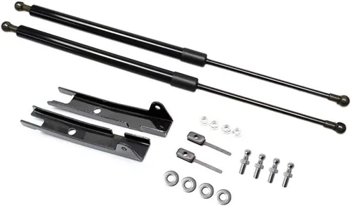 Miniatura 12 de TSUBASA Soportes de elevación para Toyota Tacoma N300 2016-2023 capó delantero Modificar fibra de carbono cargada a gas, amortiguadores
