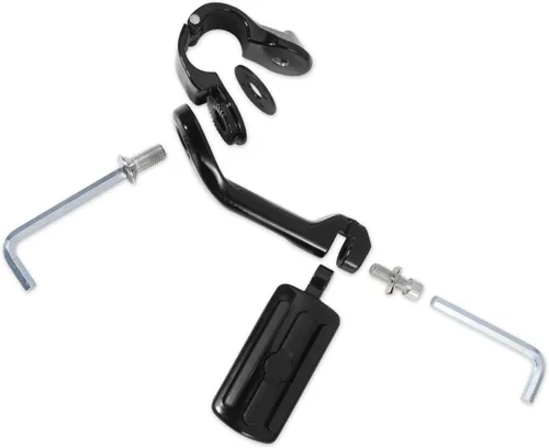 Miniatura 3 de XFMT - Estribos de color negro mate para motocicleta, 1.25 pulgadas, incluye kit de montaje