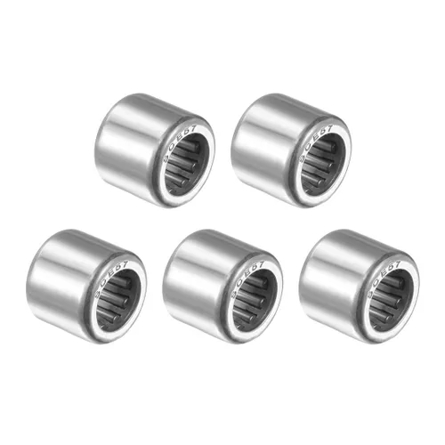Miniatura 12 de uxcell SCE68 Rodamientos de agujas 3/8-pulgadas de diámetro 9/16-pulgadas de diámetro exterior 1/2-pulgada de ancho Acero cromado Extremo abierto 5