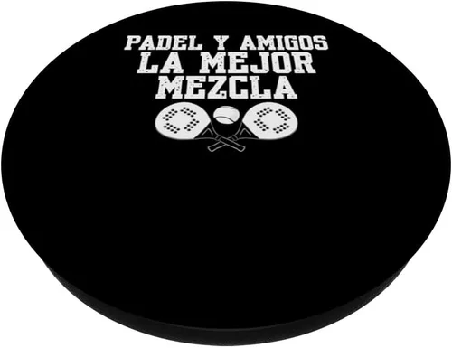 Miniatura 2 de Padel Y Amigos La Mejor Mezcla Paleta Pádel PopSockets Adhesivo PopGrip