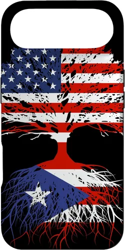 Miniatura 26 de Funda para iPhone 14 Puerto Rico Boricuas Roots Puerto Rico con bandera estadounidense