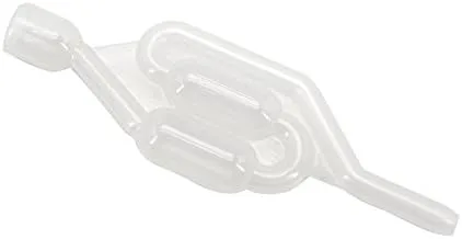 Miniatura 4 de 1PCS Airlock, tipo gemelo de la burbuja de aire de la burbuja S de la forma de S para la fabricación de la cerveza del vino