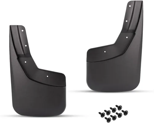 PIT66 Guardabarros contra salpicaduras, compatible con Silverado 1500 2014-2018/Silverado 2500 3500 2015-2018 (guardabarros delanteros moldeados)