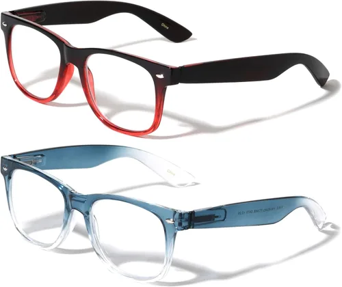 Miniatura 5 de Vision World Eyewear 2 pares de gafas de lectura de lujo - Gafas cómodas, elegantes y simples con aumento