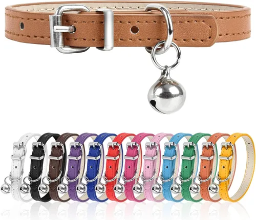 Miniatura 20 de Collar de perro XXS para Teacup, collar de perro Teacup ajustable para perros pequeños, medianos y grandes, 3/8 pulgadas de ancho (blanco, XXS)