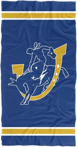 Miniatura 114 de LOGOVISION Manta Abilene Christian University, 30 x 60 pulgadas, logotipo primario CottonFront/PolyBackBeachTowel
