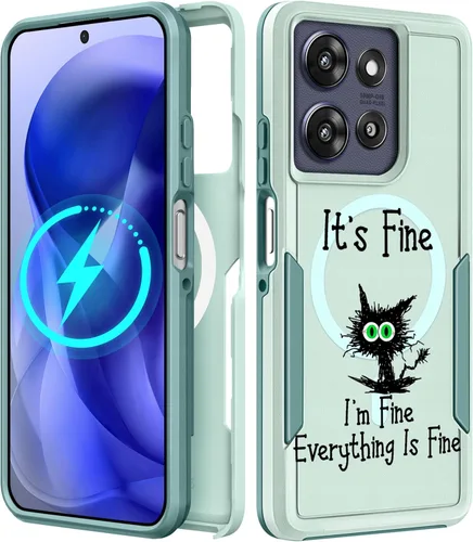 Miniatura 163 de Funda para Moto G 5G 2024 – Compatible con MagSafe para mujeres y niñas, bonita funda protectora magnética para teléfono, diseño femenino Kawaii