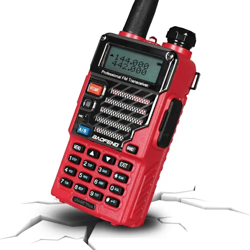 BAOFENG UV-5R+ Plus Radio bidireccional, largo alcance para adultos, recargable con auricular, walkie talkie para exteriores, 144-148 420-450 MHz,