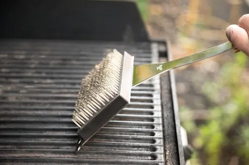Miniatura 2 de Outset QVG40 Verde Collection - Cepillo para parrilla con cerdas reemplazables y raspador
