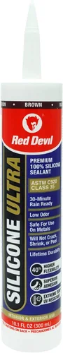 Miniatura 9 de Red Devil 0785 Silicone Ultra 100% RTV Sellador de silicona, tubo de 2.8 onzas, blanco, paquete de 1