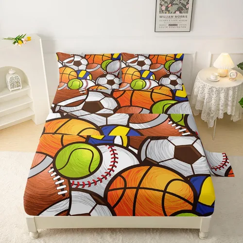 Miniatura 19 de QOOMO Sábanas Kawaii de Conejo para Niños Tamaño Twin, Juego de Sábanas de Cama Kawaii Bunny con Bolsillo Profundo de 16", Juego de Sábanas