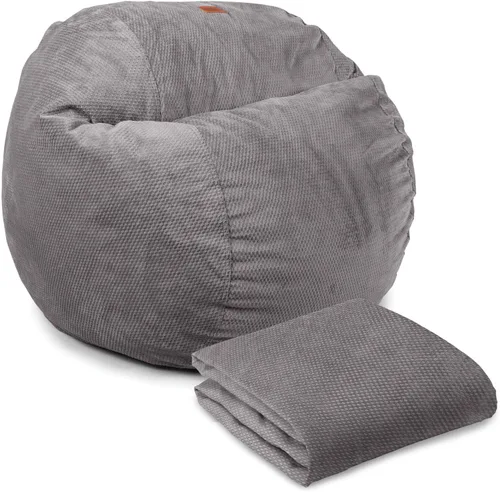 Miniatura 10 de CordaRoy's Funda para puf de felpilla tamaño Queen (el puf se vende por separado), selva tropical