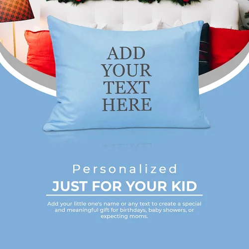 Miniatura 4 de Personalized Passion Fundas de almohada para niños pequeños de 14 x 20 pulgadas, funda de almohada de microfibra cepillada suave y acogedora
