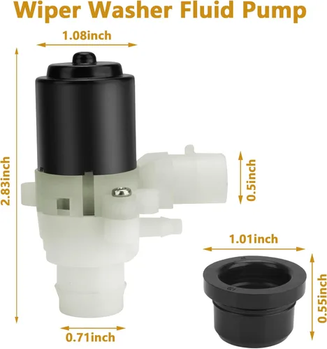 Miniatura 2 de Earthtec Bomba de líquido para limpiaparabrisas de camión para Peterbilt 104307 HLK7046 385 386 387 388 389 579 385 386 387 388 389 Kenworth T680