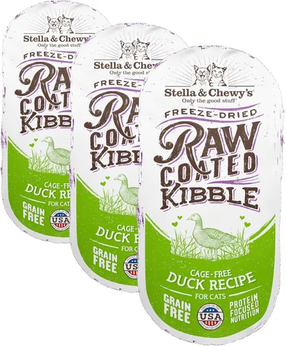 Miniatura 12 de Stella & Chewy's Comida para Gatos con Recubrimiento Crudo - Croquetas Altas en Proteínas, Sin Granos con Salmón de Captura Silvestre - Soporte