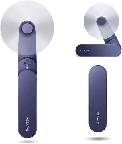 Miniatura 11 de Ventilador portátil mini de mano, ventilador personal pequeño recargable para 9-15 horas de duración, diseño de bolsillo para viajes/Esenciales