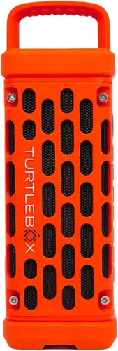 Turtlebox Ranger: ¡Alto! Altavoz Bluetooth 5.4 portátil para exteriores | Resistente, impermeable, ultraportátil | Reproduce hasta 105db, graves
