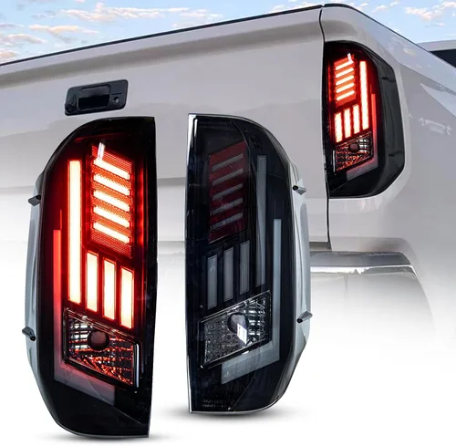 Miniatura 9 de Nixon Offroad Luces traseras para Toyota Tundra 2014 2015 2016 2017 2018 2019 2020 2021 Luces traseras LED Luces traseras Conjunto de luces traseras