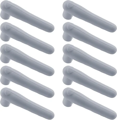Miniatura 9 de Fundas para manijas de puerta, 4 piezas de silicona negra mate para manijas de puerta, cubiertas para pomos de puerta, protectores antiestáticos